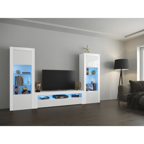 Orren Ellis Earle Entertainment Center for TVs up to 70" & Reviews